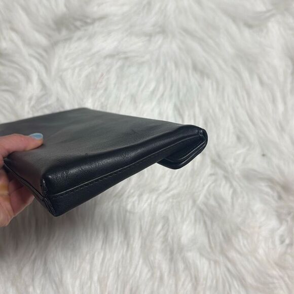 Tory Burch Black Leather Miller Clutch NEW - Picture 8 of 9